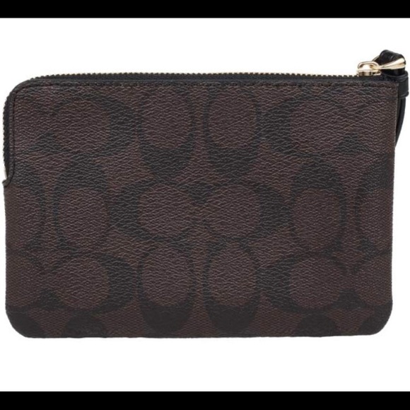 Coach Crossgrain Leather Wristlet - Picture 2 of 7